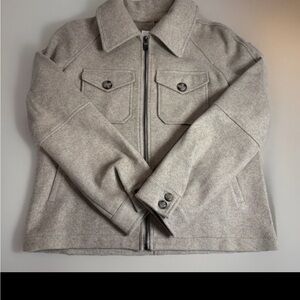 Avec Les Filles Tan Utility Jacket